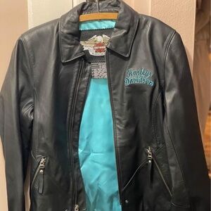 Harley Davidson Women’s Genuine Leather Jacket